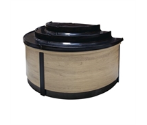 HALF CIRCLE DISPLAY CABINET - FDVDCR-1/2