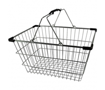 WIRE SHOPPING BASKET CTN OF 10