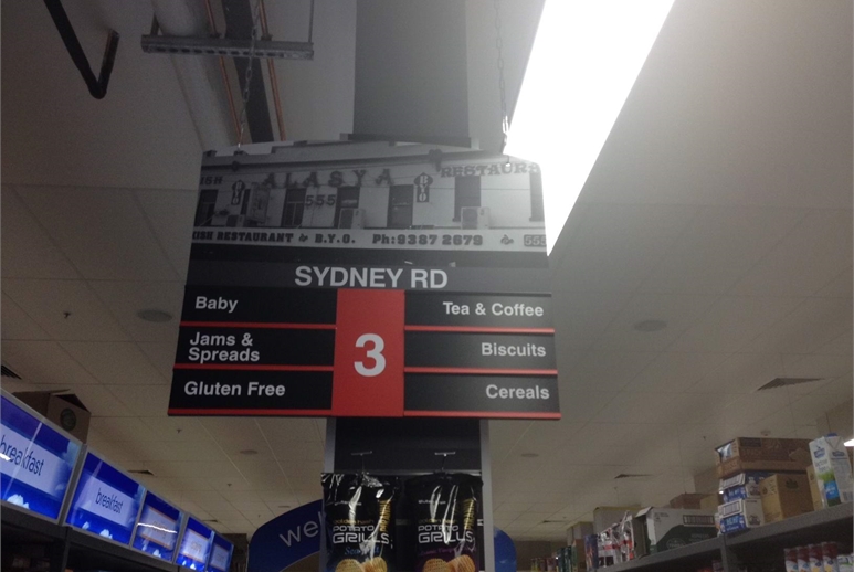 Aisle Signage